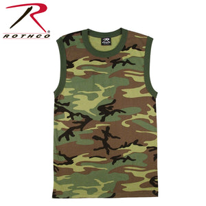 Woodland Camo Muscle Shirt