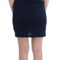 Blue cotton jersey dress