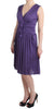 Purple sheath dress