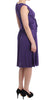 Purple sheath dress