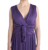 Purple sheath dress