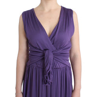 Purple sheath dress