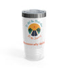 Dad's Day Gift, It's the Journey Plus Personalized Saying on Ringneck Tumbler, 20oz