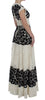 Floral Lace Ricamo Long Ball Maxi Dress