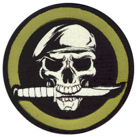 Military Skull & Knife Morale Patch