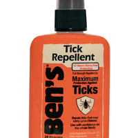 Ben Tick Repellent With Picaridin - 3.4 Oz.