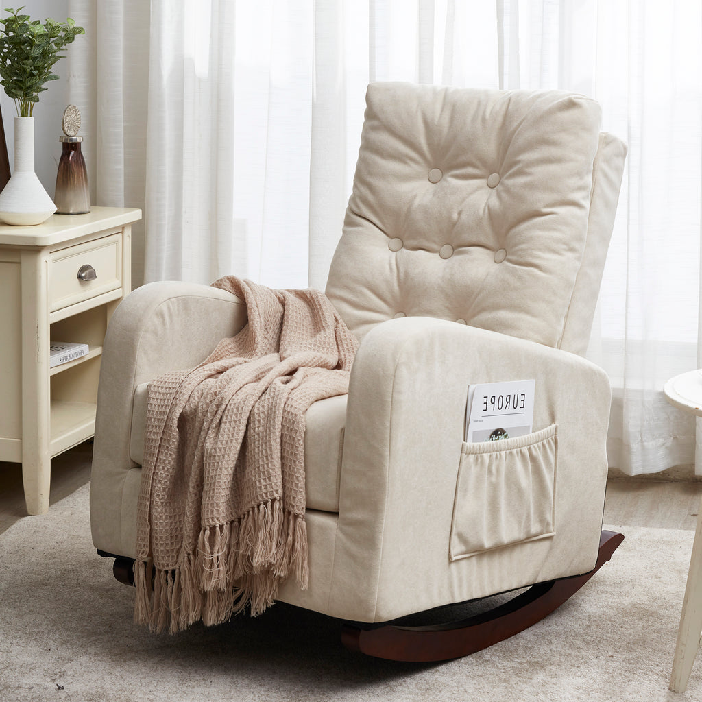 Beige Reclining Chair