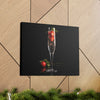 Champagne and Strawberries on Canvas Gallery Wraps