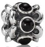 Pandora 790470O Forget Me Not Black Onyx Charm