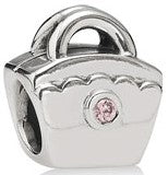 Pandora 790473PCZ Scalloped Purse Charm