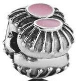 Pandora 790578EN24 Pink Enamel Oyster Clip Charm