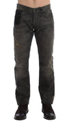 Gray Wash Regular Cotton Denim Jeans