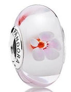 Pandora 790947 Murano Glass Pink Cherry Blossom Charm