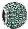 Pandora Green Pave Lights Charm 791051CZN Retired