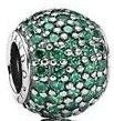 Pandora Green Pave Lights Charm 791051CZN Retired