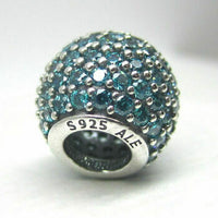 Pandora Teal Pave Lights Charm 791051MCZ