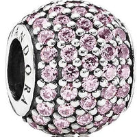 Pandora Pink Pave Lights Charm 791051PCZ Retired