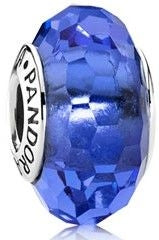 Pandora Blue Faceted Murano Charm 791067