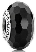 Pandora Black Faceted Murano Charm 791069