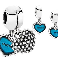 Pandora Mother and Son Charm 791152EN08 Retired