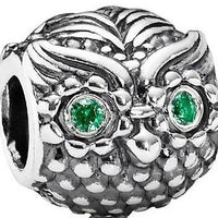 Pandora 791211CZN Wise Owl Charm 791211CZN Retired