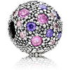 Pandora 791286CFPMX Cosmic Stars Purple Pink Clip