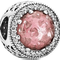 Pandora 791725NBP Blush Pink Radiant Hearts Charm