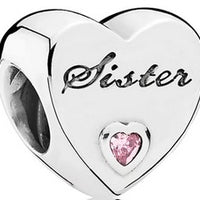 Pandora 791946PCZ Sisters Love Charm