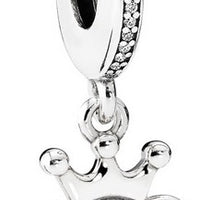 Pandora 791963CZ Crowned Hearts Dangle Charm