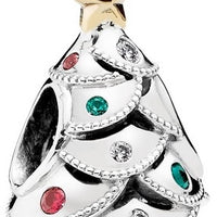 Pandora 791999CZRMX Festive Tree Charm