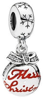 Pandora 792008CZ Merry Christmas Bauble Dangle Charm