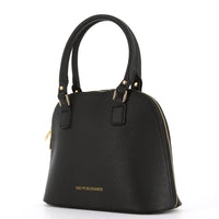 Trussardi - 76BTS05 Leather Tote, Black or Brown