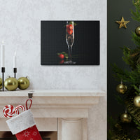 Champagne and Strawberries on Canvas Gallery Wraps