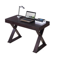 Techni Mobili Trendy Writing Desk with Drawer, Espresso