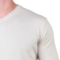 Trussardi - 32M03INT53 V-neck Sweater, White or Grey