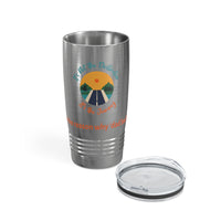 Dad's Day Gift, It's the Journey Plus Personalized Saying on Ringneck Tumbler, 20oz