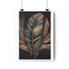 Bohemian Feather Premium Poster