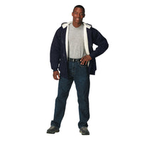 Heavyweight Sherpa Lined Zippered Sweatshirt