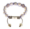 Purple CZ Pearl 925 Silver Bracelet