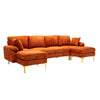 Coolmoor Orange Sectional  Sofa