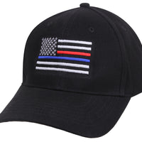 Thin Blue Line & Red Line Low Profile Flag Cap