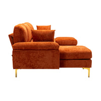 Coolmoor Orange Sectional  Sofa