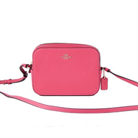 Signature Coated Canvas and Leather Mini Camera Bag Crossbody Handbag