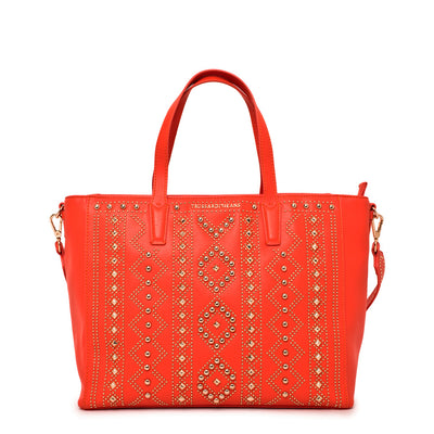 Trussardi - 75BP80 Beaded Orange Bag