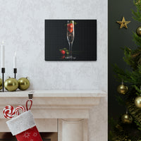 Champagne and Strawberries on Canvas Gallery Wraps