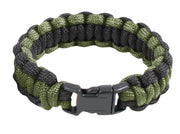 Two-Tone Paracord Bracelet - Olive Drab / Black