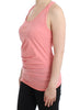 Pink cotton tank top