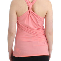 Pink cotton tank top