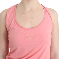 Pink cotton tank top