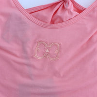 Pink cotton tank top